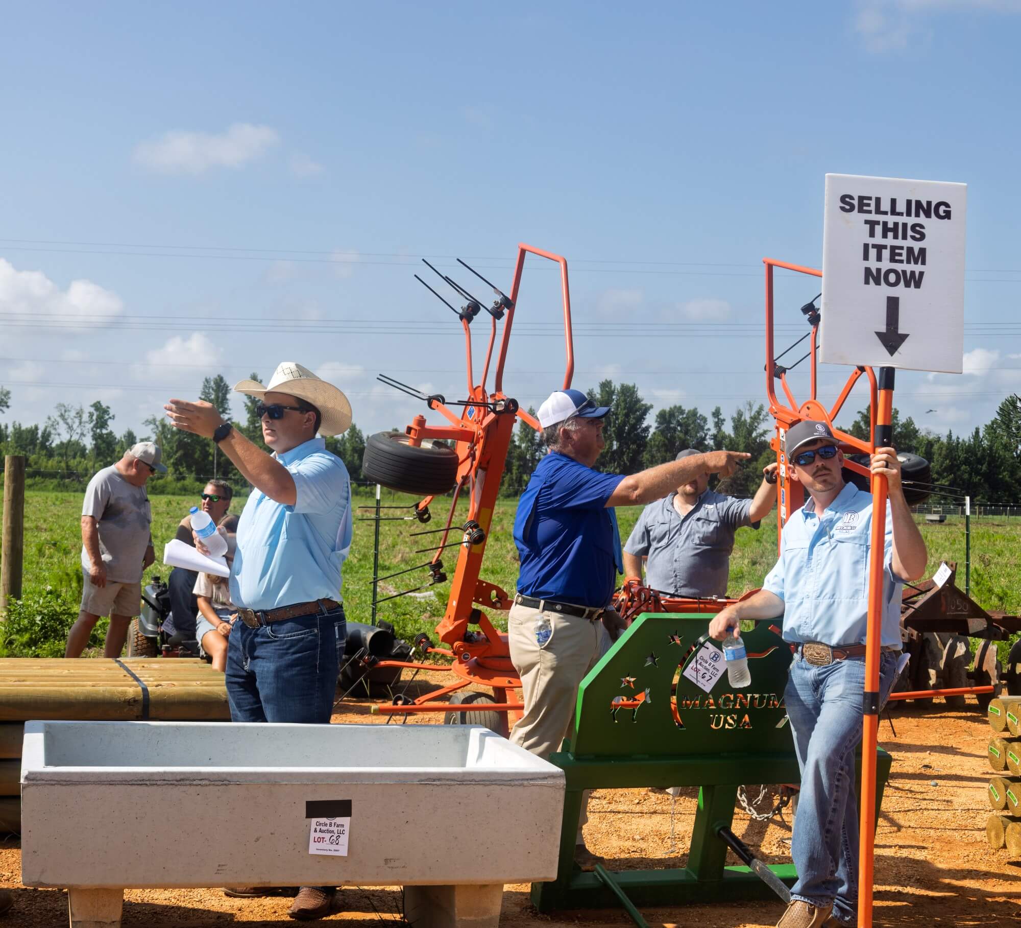 Various Tillage, Mowers/Scrapers, & Other Attachments on Circle B's Lot